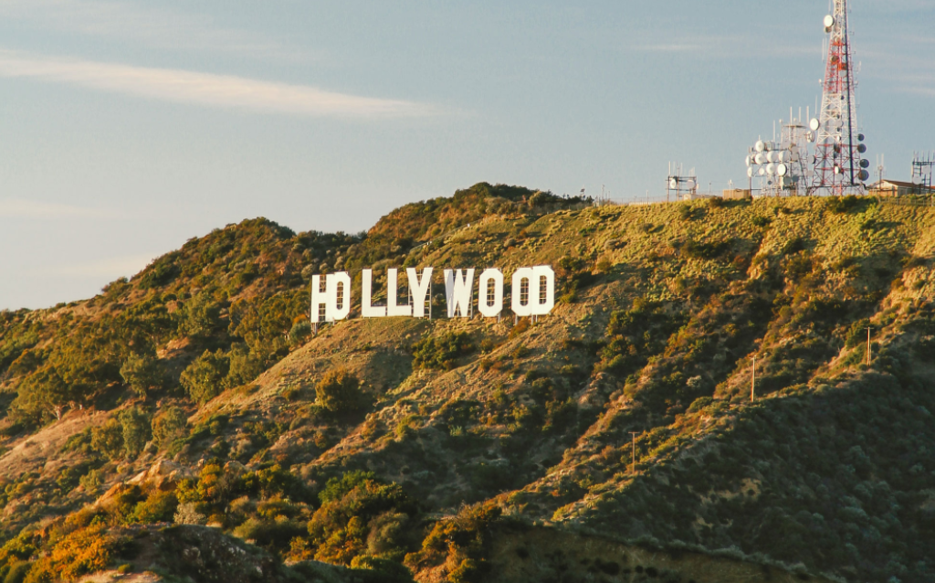 Letreiro de Hollywood na Califórnia