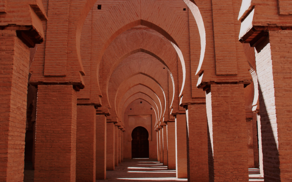 Paisagem da arquitetura de Marrocos